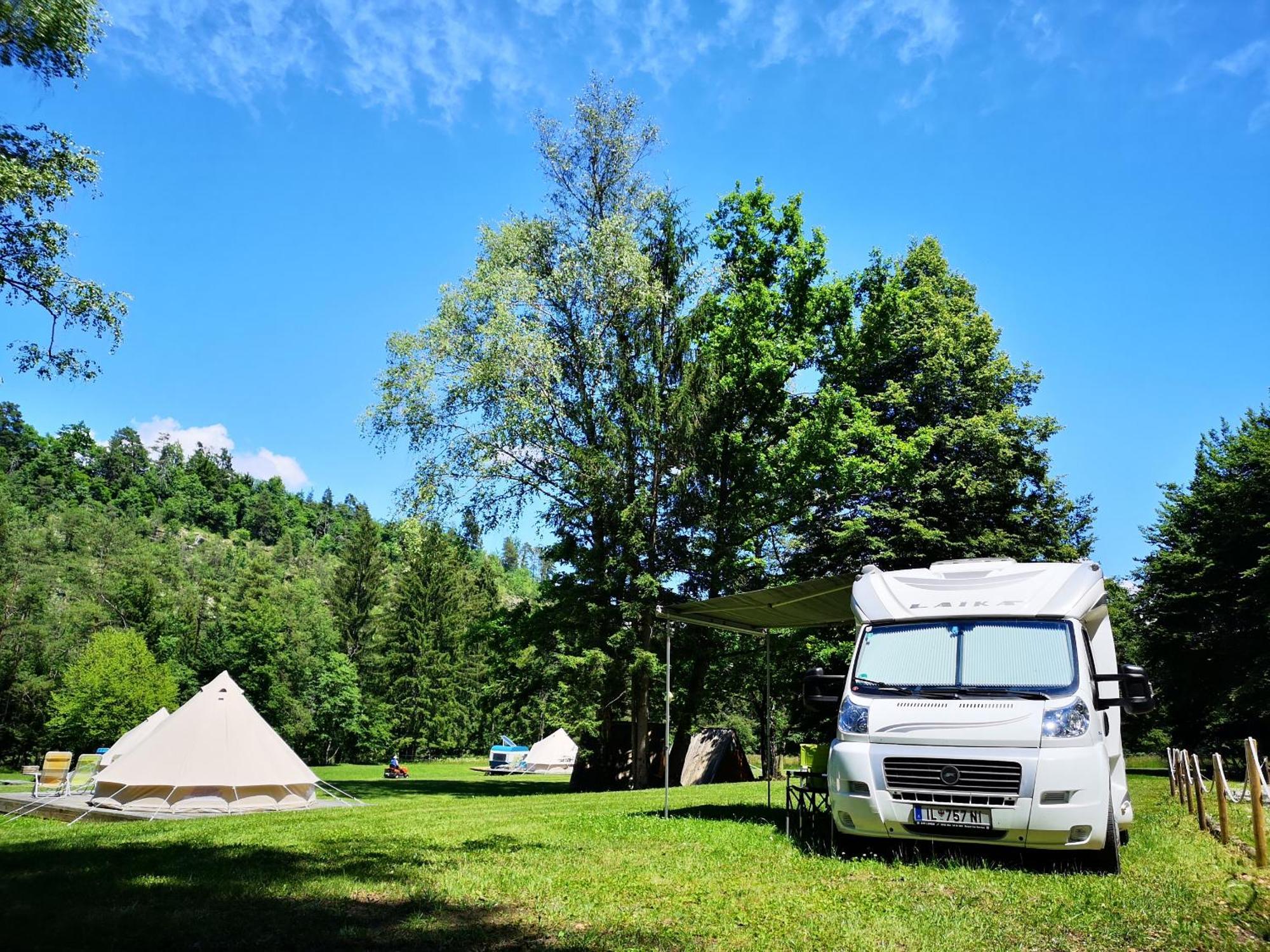 Eco River Camp - Pitches Radovljica Exterior foto